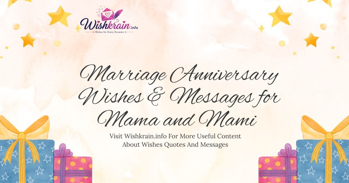 Marriage Anniversary Wishes